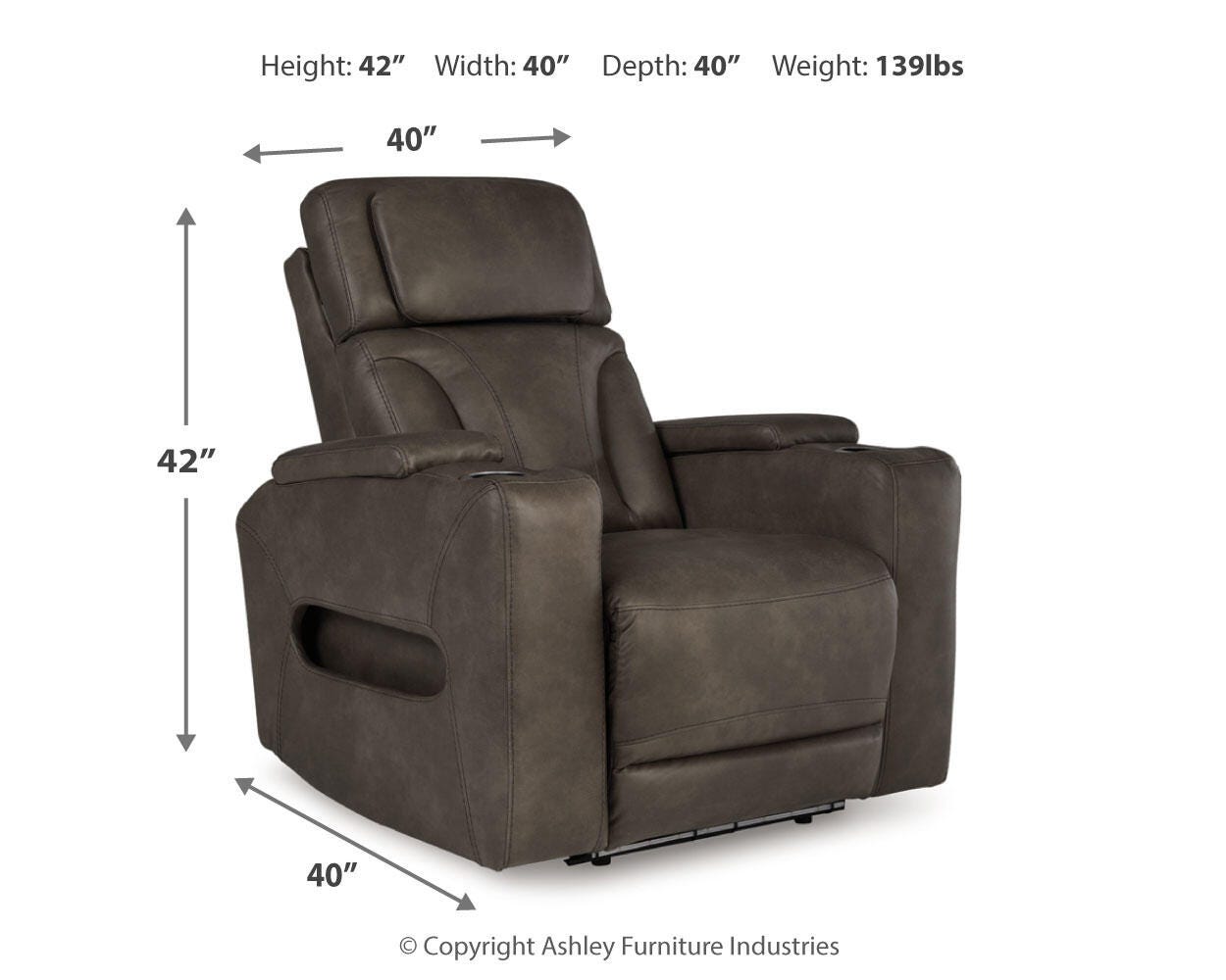 Silla Reclinable Warrior Peak Eléctrica