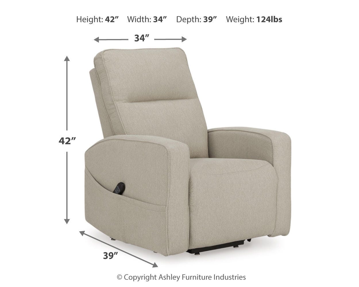 Silla Reclinable Starganza Eléctrica con Elevador