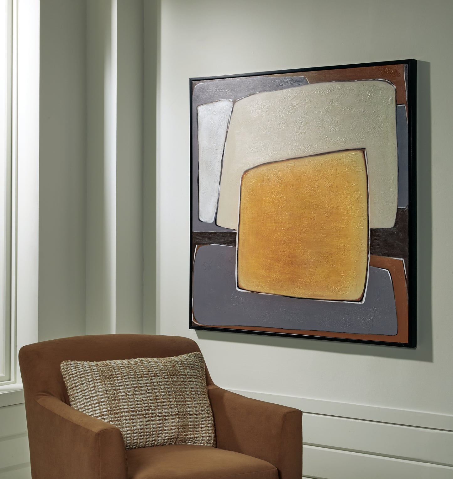Crema/Marrón/Gris