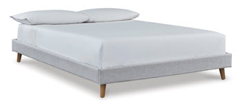 Doble Tapizado Cama de Plataforma Tannally