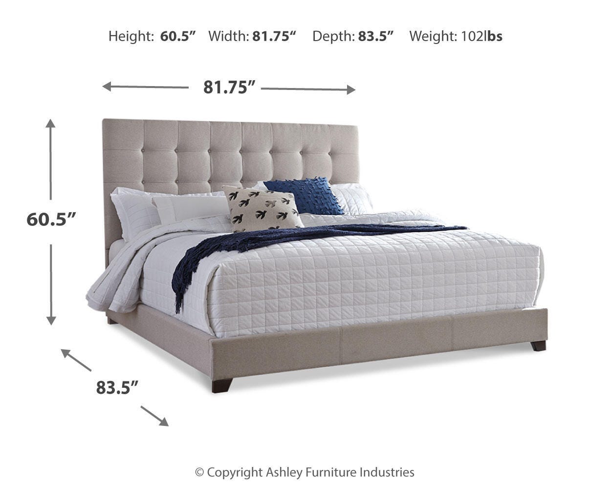 Cama Tapizada King Dolante