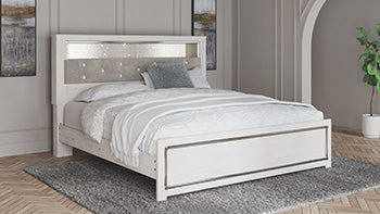 Cabecera de Panel Tapizado King con Librería Altyra