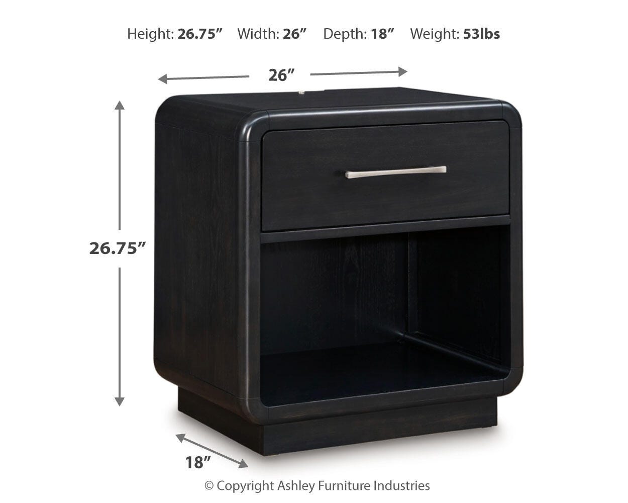 Mesa de Noche Rowanbeck
