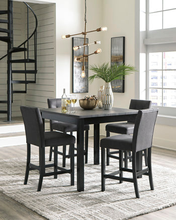 Mesa de Comedor a Altura de Barra and Bar Stools Garvine