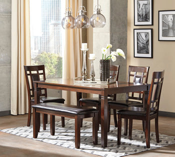 Mesa de Comedor y Sillas con Banca Bennox