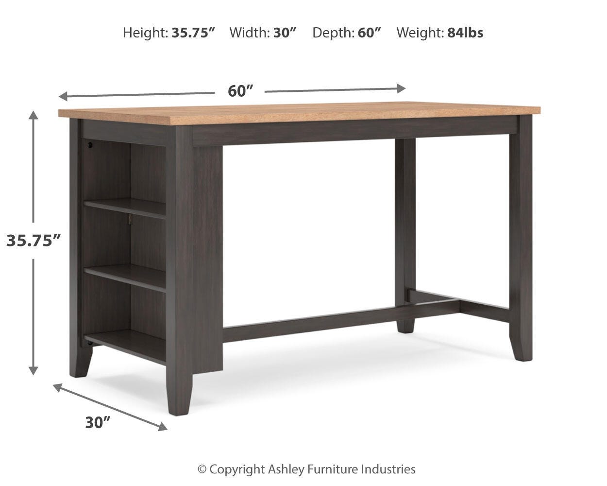 Mesa de Comedor Altura Desayunador Gesthaven