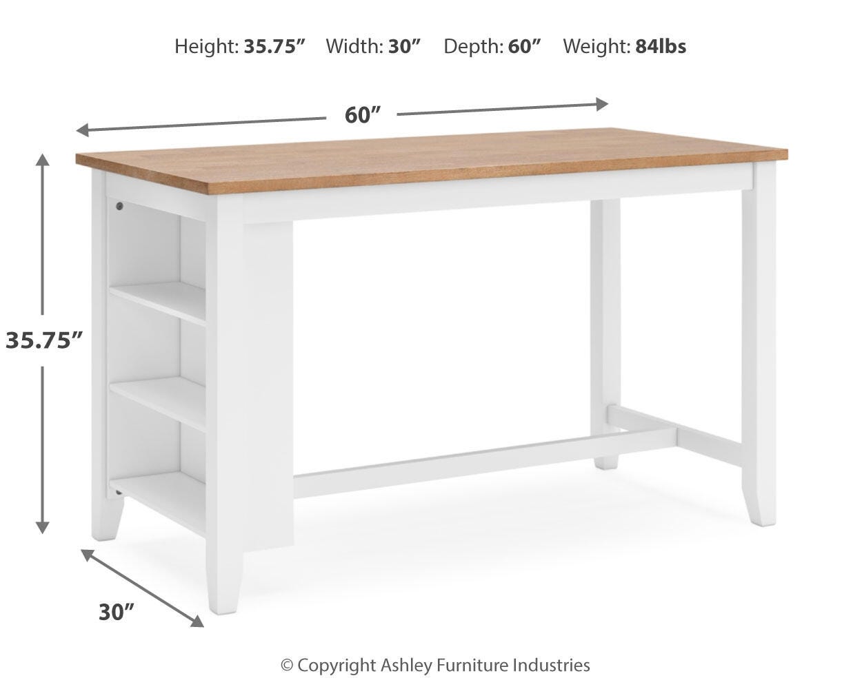 Mesa de Comedor Altura Desayunador Gesthaven