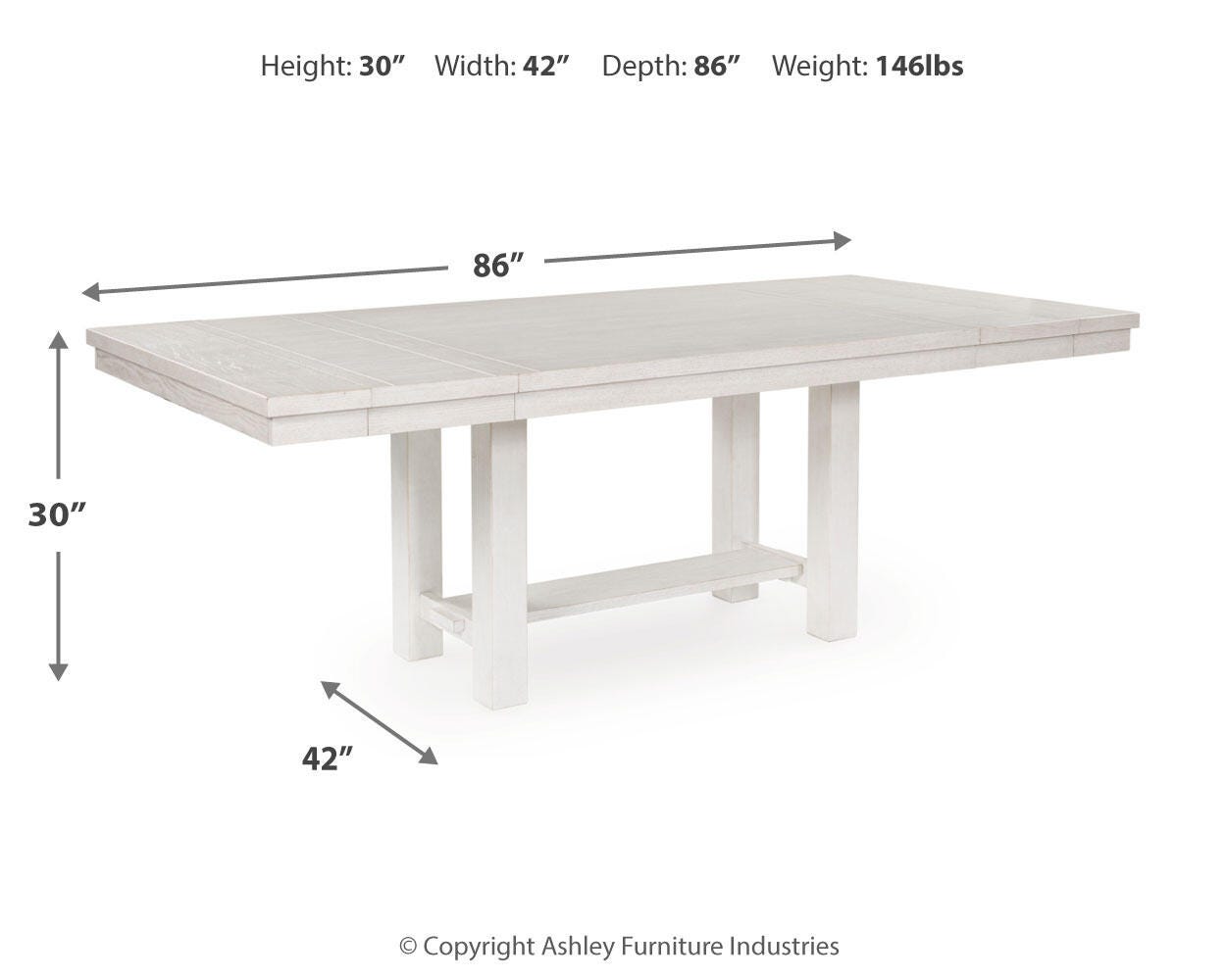 Mesa de Comedor Extensible Robbinsdale