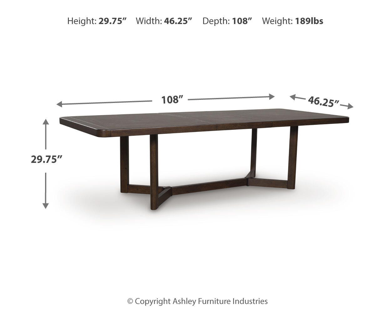 Mesa de Comedor Extensible Kendamor