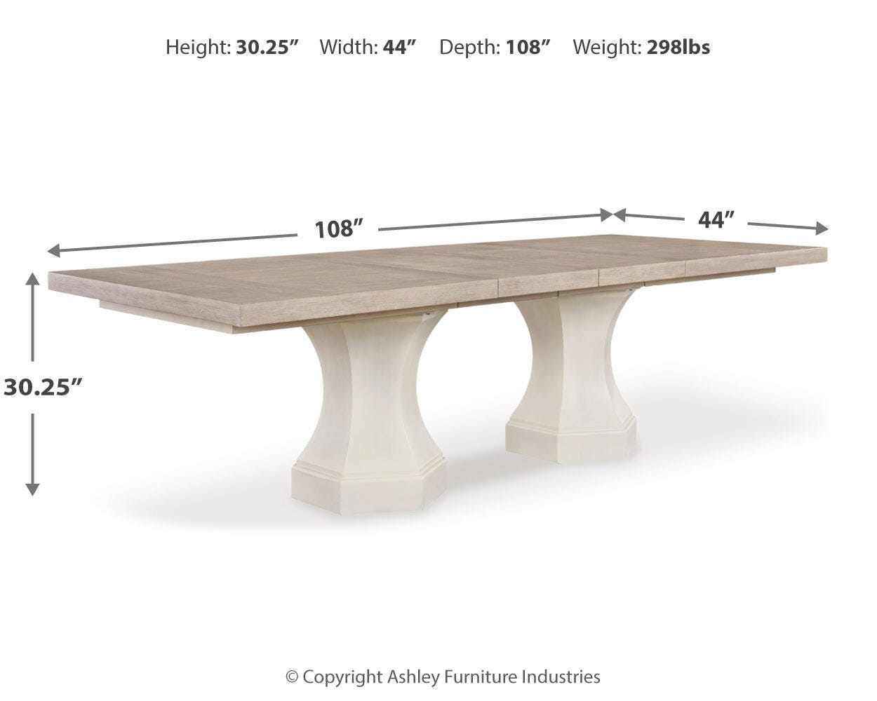 Mesa de Comedor Extensible Jorlaina