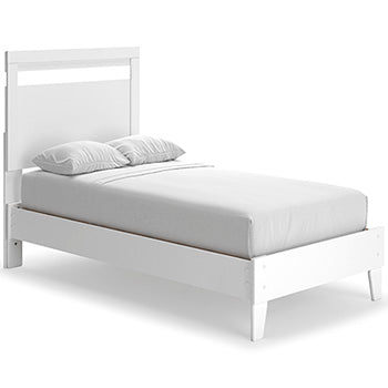 Cama de Panel Plataforma Twin Flannia