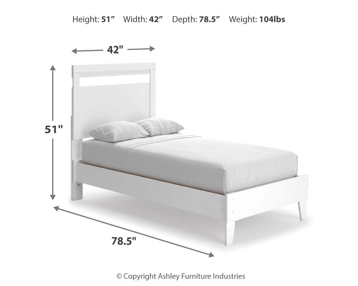 Cama Twin US Flannia