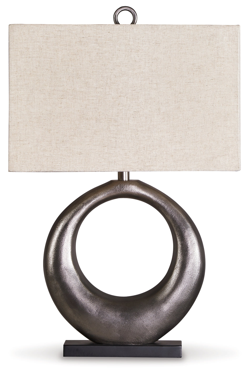 Acabado en plata antigua.