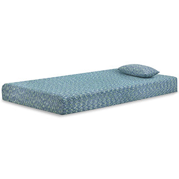 iKidz Colchón Twin Azul y Almohada