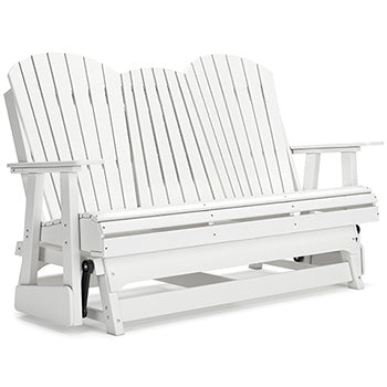 Hyland Wave de Exterior Glider Sofá de Dos Puestos