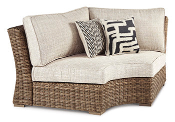 de Exterior Curved Esquina Silla con Cojín Beachcroft