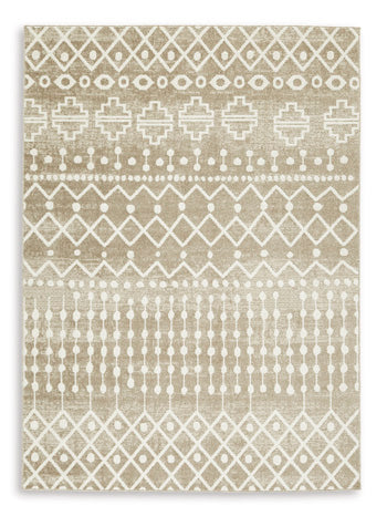 4'11" x 7'2" Washable Tapete Bunchly