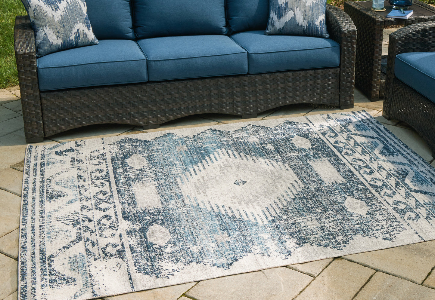 Azul/Gris/Marfil