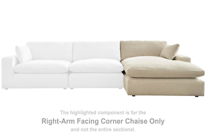Chaise Longue de Esquina Elyza, Brazo Derecho – vista frontal