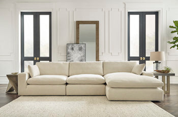 Sala Modular con Chaise Longue Elyza 3 Piezas