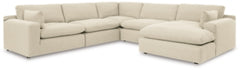 Sala Modular con Chaise Longue Elyza 5 Piezas