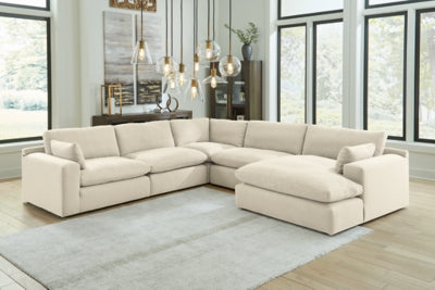 Sala Modular con Chaise Longue Elyza 5 Piezas