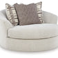 Silla giratoria decorativa extragrande Barrelton