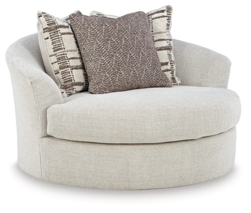 Silla giratoria decorativa extragrande Barrelton