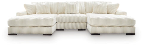 Sala Modular con Doble Chaise Longue Lindyn 3 Piezas