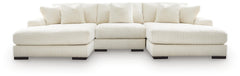 Sala Modular con Doble Chaise Longue Lindyn 3 Piezas