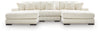 Sala Modular con Doble Chaise Longue Lindyn 3 Piezas