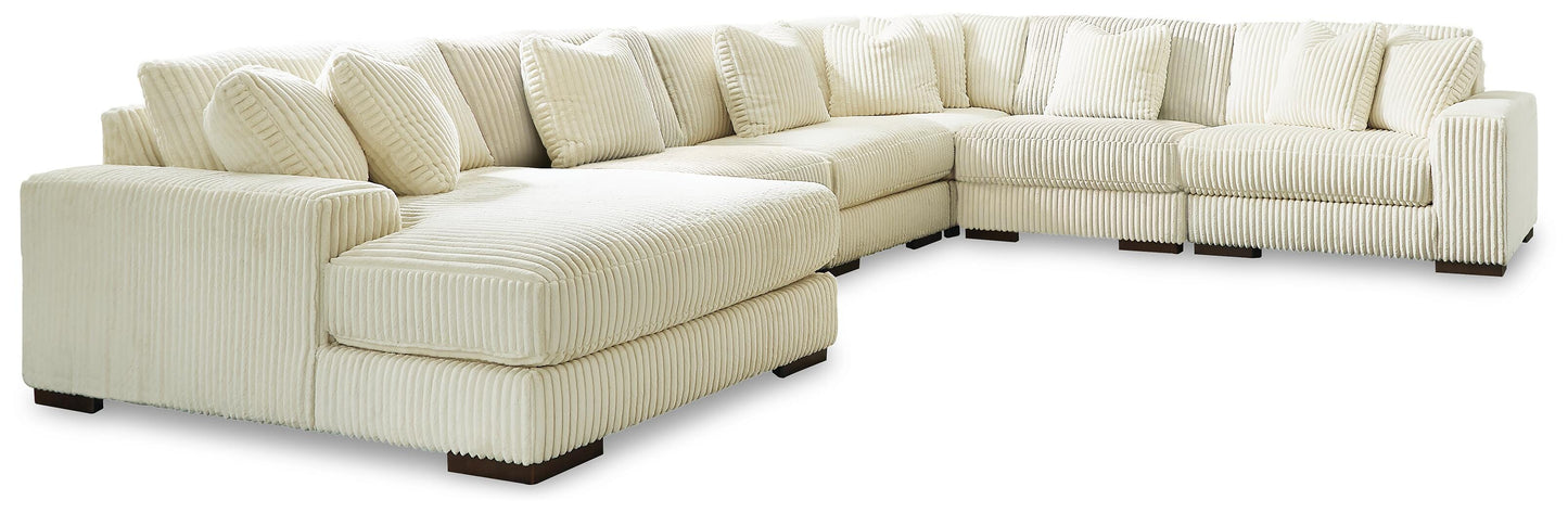 Sala Modular con Chaise Longue Lindyn 6 Piezas