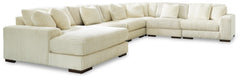 Sala Modular con Chaise Longue Lindyn 6 Piezas