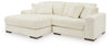 Sala Modular con Chaise Longue Lindyn 2 Piezas