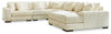 Sala Modular con Chaise Longue Lindyn 5 Piezas