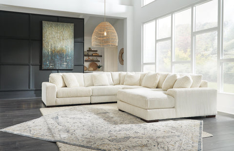 Sala Modular con Chaise Longue Lindyn 5 Piezas