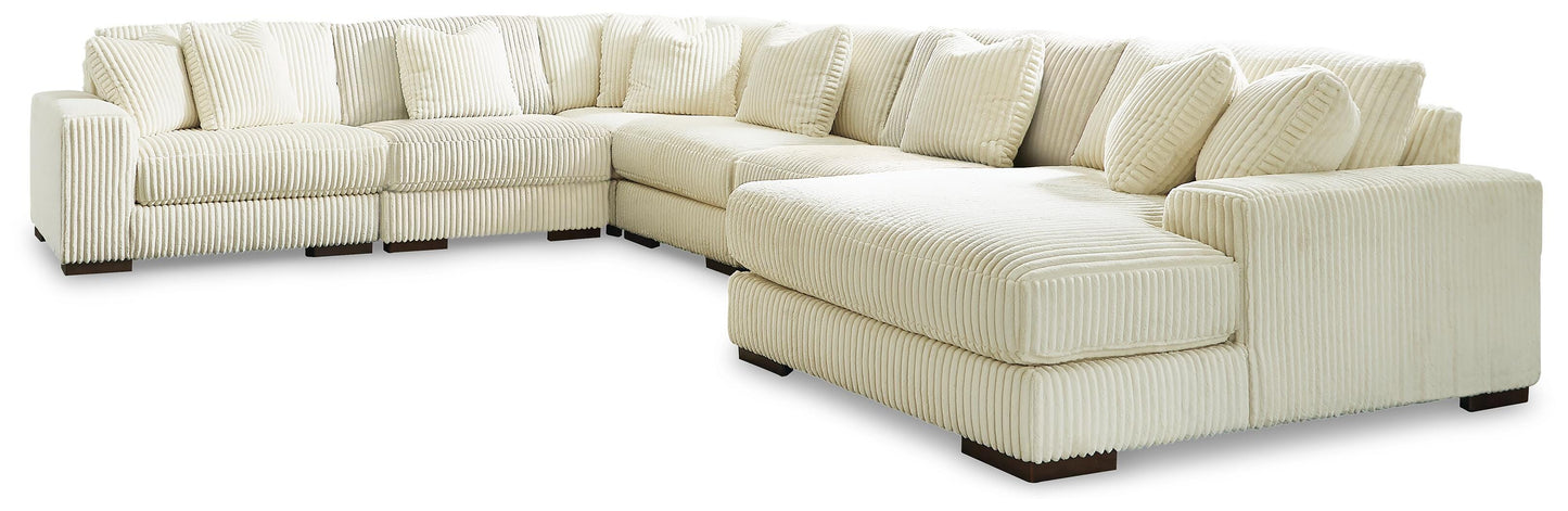 Sala Modular con Chaise Longue Lindyn 6 Piezas