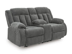 Sofá de Dos Puestos Reclinable Eléctrico con Consola Greely Bend