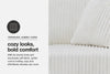 Sala Modular con Chaise Longue Lindyn 2 Piezas