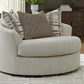 Silla giratoria decorativa extragrande Barrelton