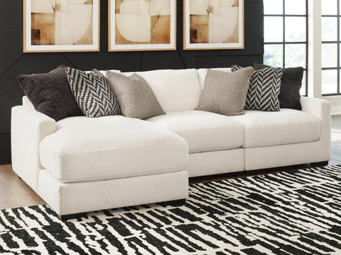 Sala Modular con Chaise Longue Elissa Court 3 Piezas
