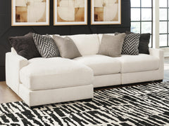 Sala Modular con Chaise Longue Elissa Court 3 Piezas