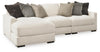 Sala Modular con Chaise Longue Elissa Court 3 Piezas