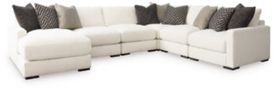 Sala Modular con Chaise Longue Elissa Court 6 Piezas