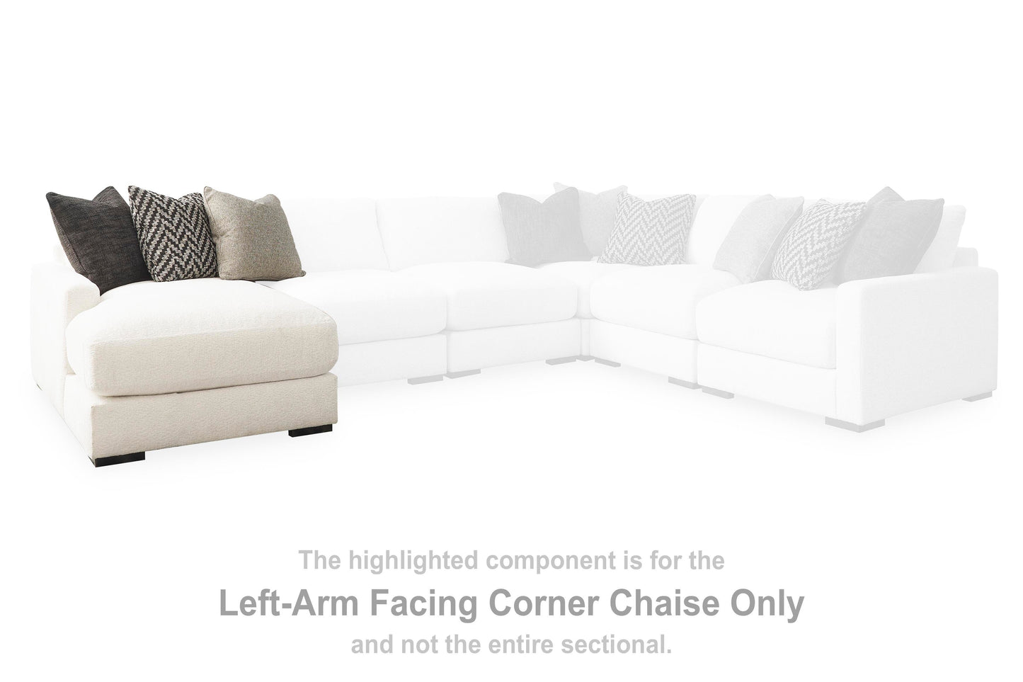 Chaise Longue de Esquina, Brazo Izquierdo Elissa Court