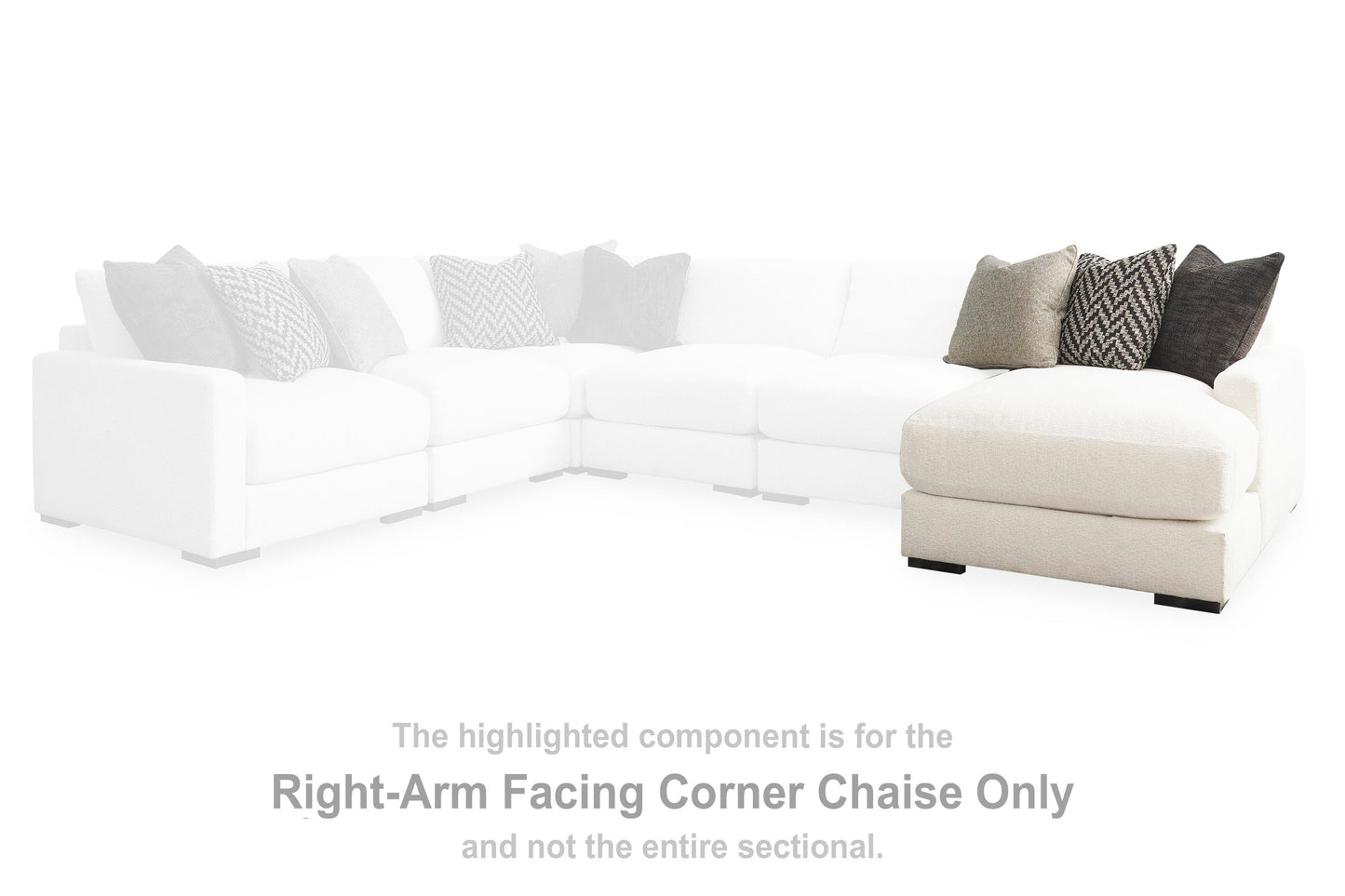 Chaise Longue de Esquina Brazo Derecho Elissa Court