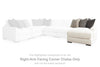 Chaise Longue de Esquina Brazo Derecho Elissa Court