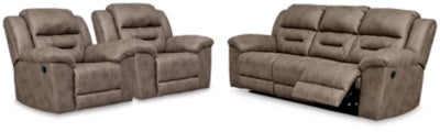 Juego de Sofa Reclinable Stoneland
