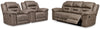 Sofá Reclinable Stoneland y 2 Recliners