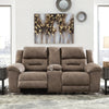 Sofá 2 Puestos Reclinable Stoneland con Consola